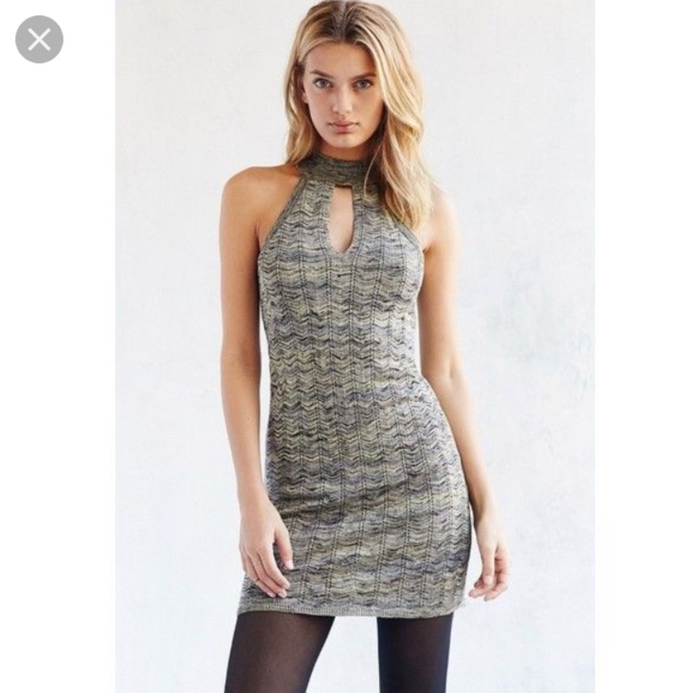 Ecote Multi Yarn Mini Sweater Dress